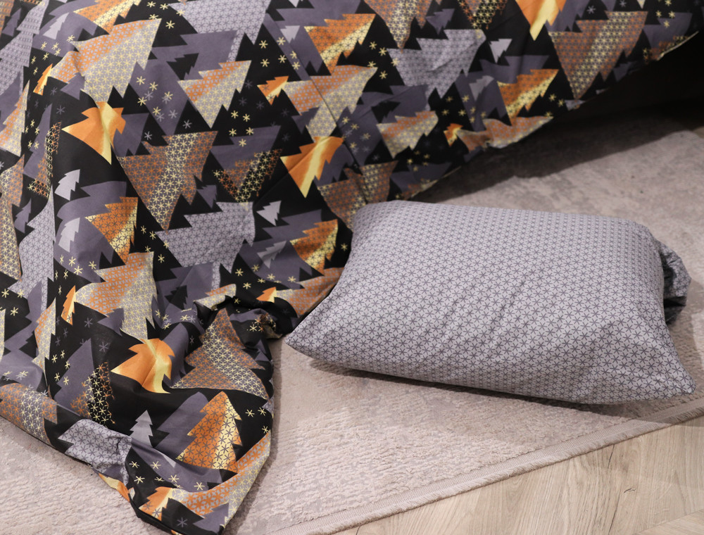 Семейный набор хлопкового постельного белья из Бязи "Gold" №1510210AB Черешенка™