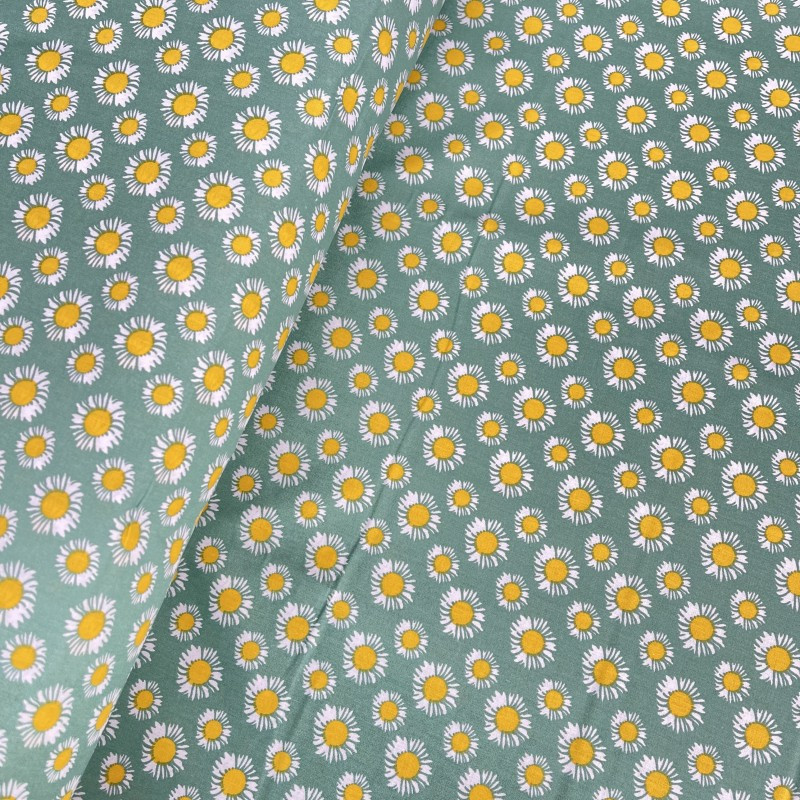 Тканина для постільної білизни Бязь "Gold" Lux GL3709green