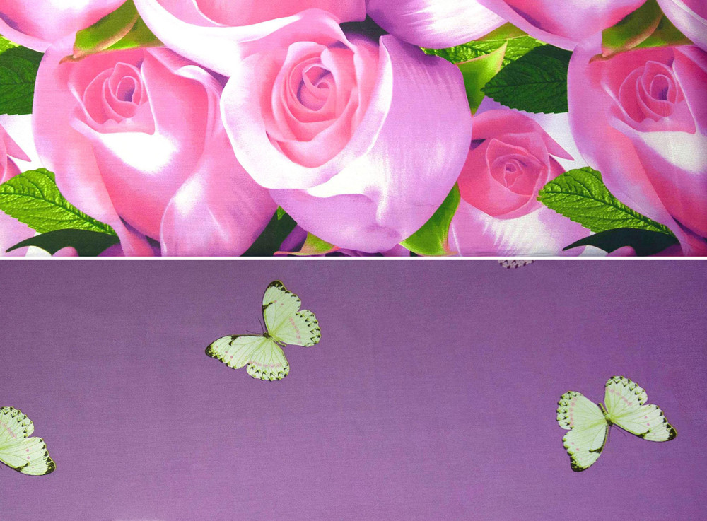 Ткань для постельного белья Сатин S-221 (A+B) - (60м+60м)