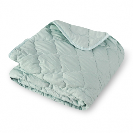 Двуспальное летнее одеяло микрофибра/холлофайбер №41140