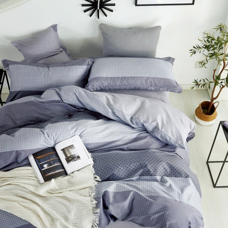 Семейный набор хлопкового постельного белья из Бязи "Gold" №515010AB Черешенка™