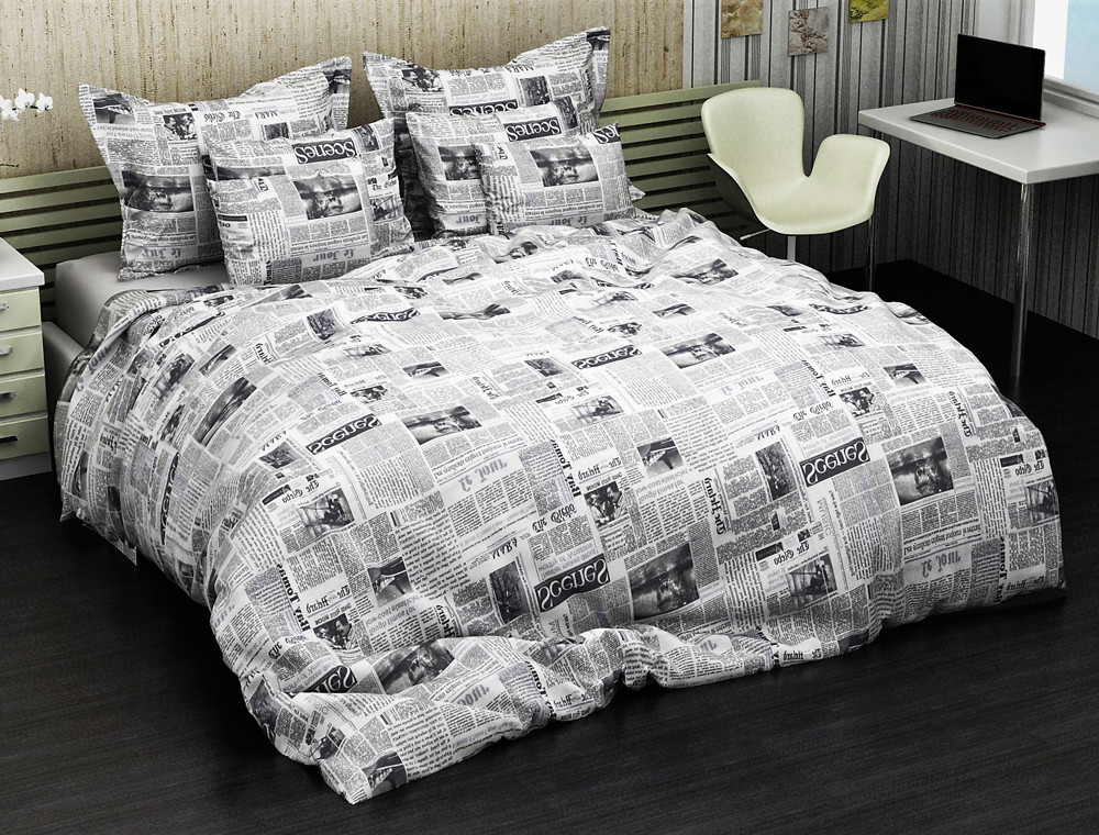 Двоспальний набір постільної білизни 180*220 із Бязі "Gold" №157271 Черешенка™