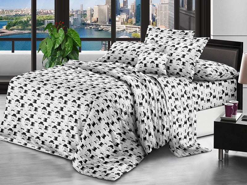 Ткань для постельного белья Сатин S-1379 (50м)