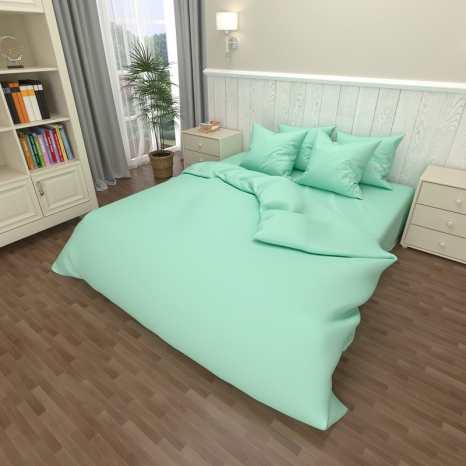 Тканина для постільної білизни Бязь "Gold" Lux однотонна GL13-6009 (50м)