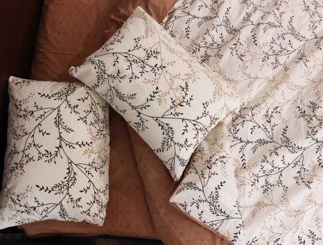 Полуторный набор постельного белья 150*220 из Бязи "Gold" №153307AB Черешенка™