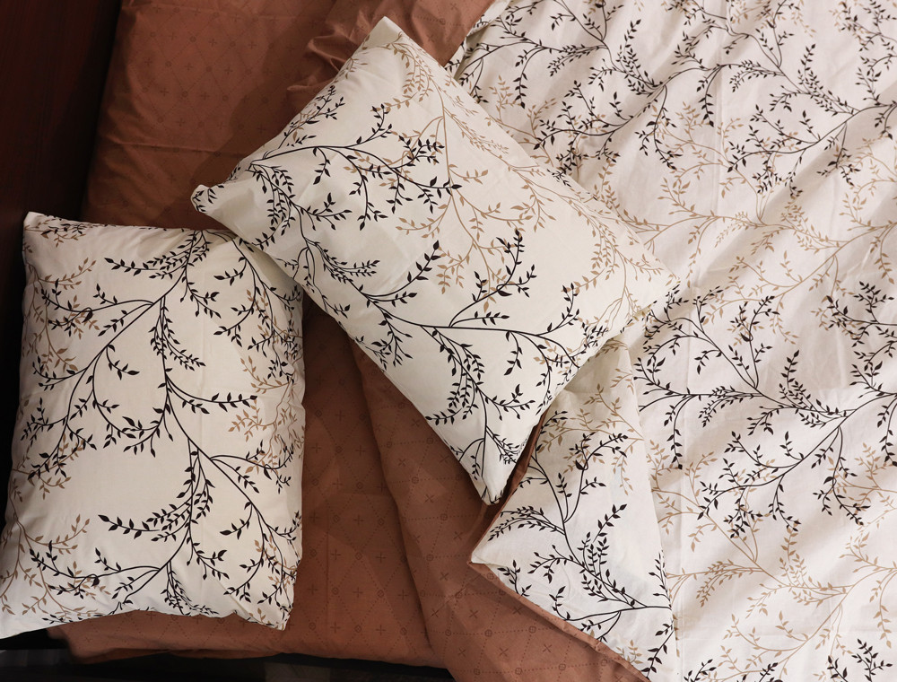 Полуторный набор постельного белья 150*220 из Бязи "Gold" №153307AB Черешенка™