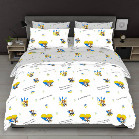 Ткань для постельного белья Бязь "Gold" Lux детская GLB8150 (A+B) - (50м+50м)