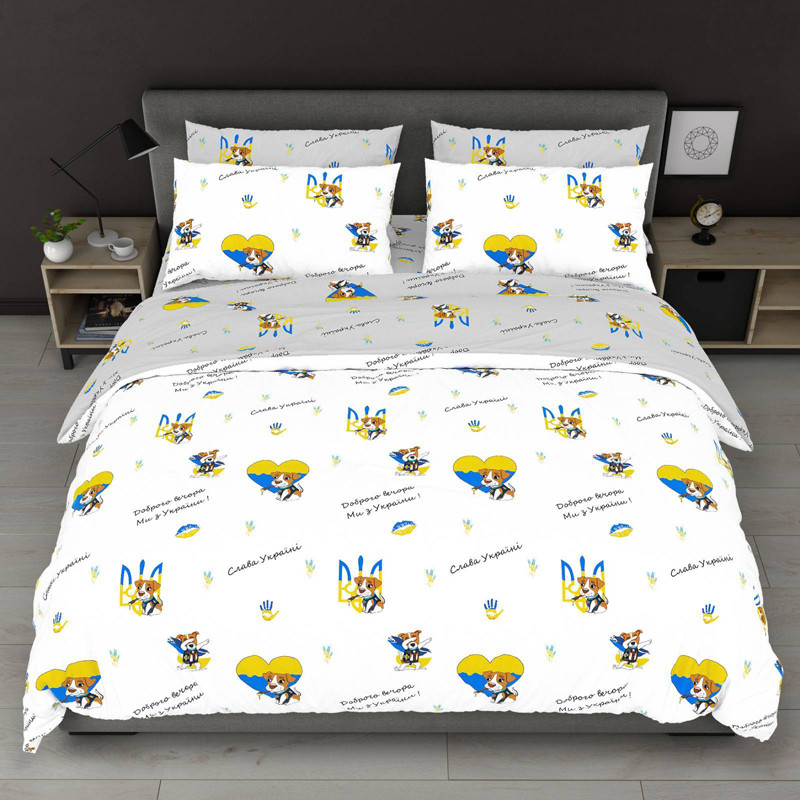 Ткань для постельного белья Бязь "Gold" Lux детская GLB8150 (A+B) - (50м+50м)