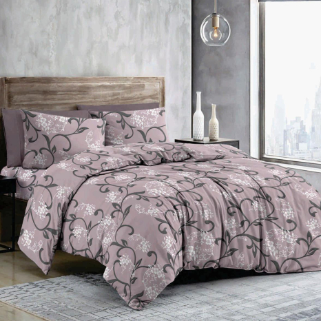 Тканина для постільної білизни Бязь "Gold" Lux GL11502pink