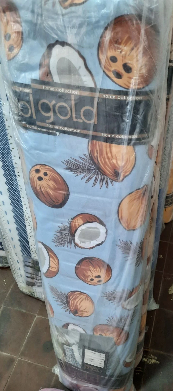 Ткань для постельного белья Бязь "Gold" Lux GL3730blue