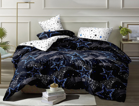 Полуторний набір постільної білизни 150*220 із Ранфорсу №183088AB Черешенка™