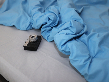 Двоспальний набір однотонної постільної білизни 180*220 із Бязі "Gold" №15560AB Черешенька™