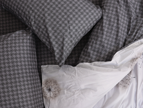 Євро-максі набір постільної білизни 200*220 із Сатину №44336AB Черешенка™