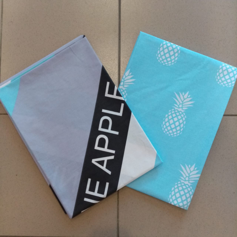 Тканина для постільної білизни Бязь "Gold" Lux "Ананас" GL1563 (A+B) - (50м+50м)