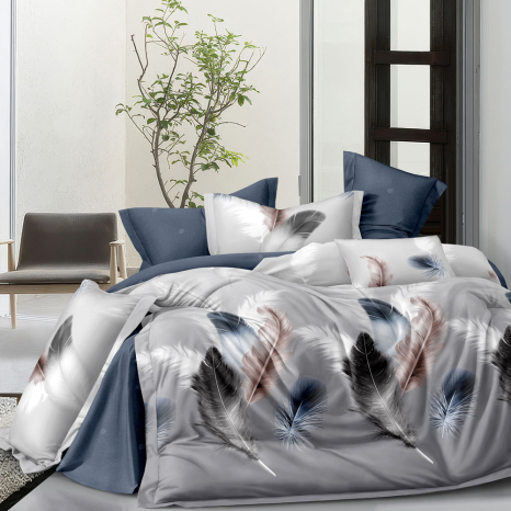 Евро макси набор постельного белья 200*220 из Сатина №442865AB Черешенка™