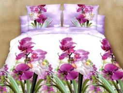 Полуторний набір постільної білизни 150*220 із Бязі "Gold" №15545 Черешенка™