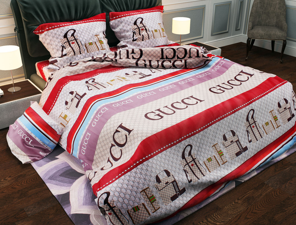 Ткань для постельного белья Бязь "Gold" Lux “Gucci” GL800