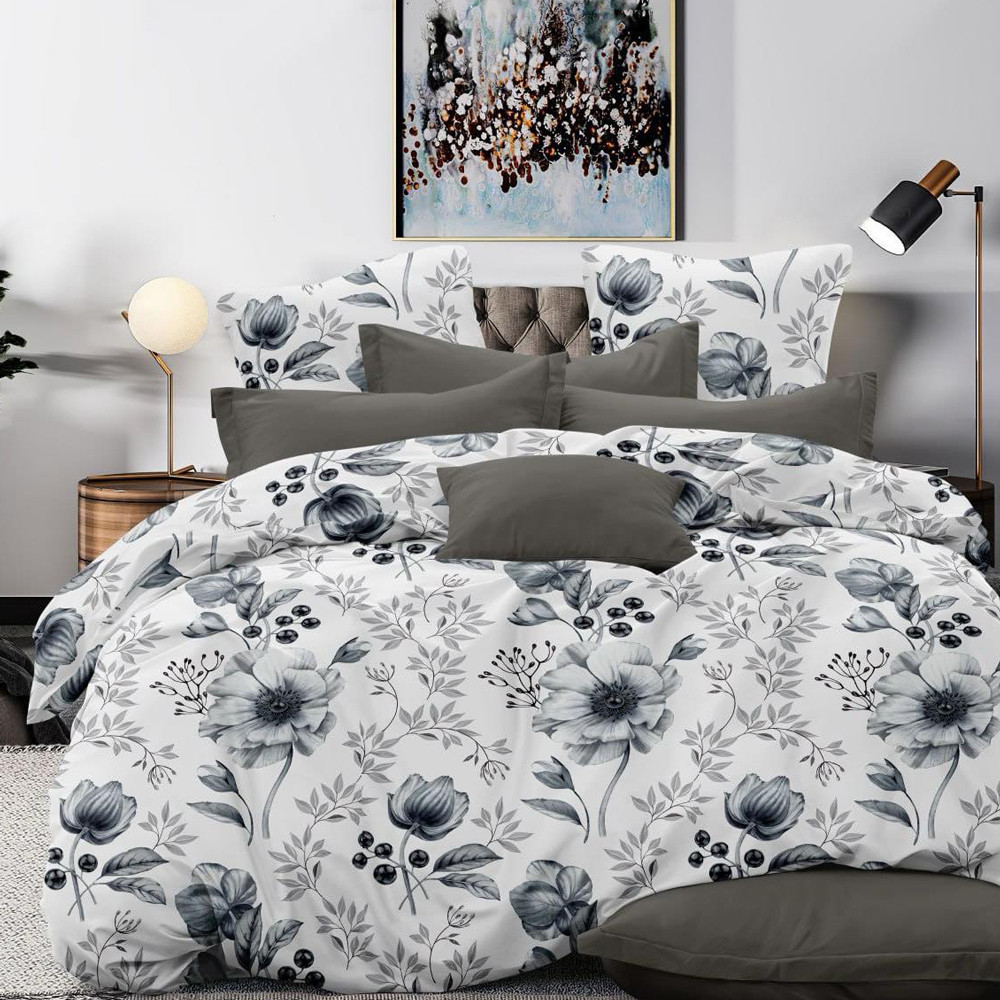 Ткань для постельного белья Бязь "Gold" Lux GL17550grey