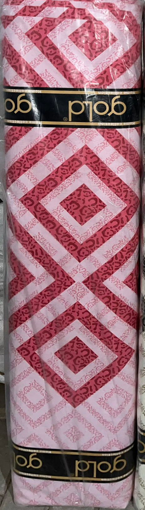 Тканина для постільної білизни Бязь "Gold" Lux GL3541pink