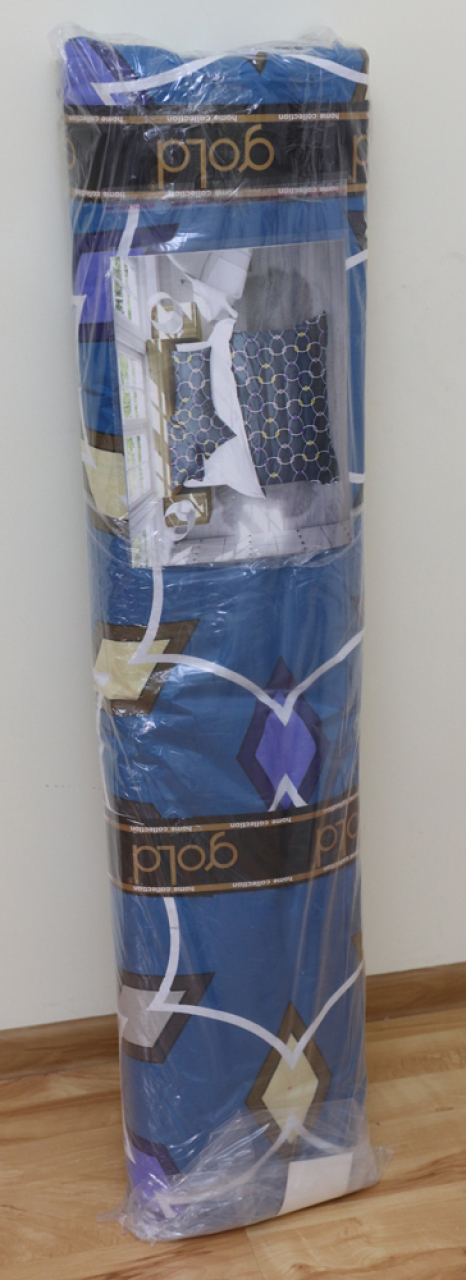 Ткань для постельного белья Бязь "Gold" Lux "Неизведанность (синий)" GL3907