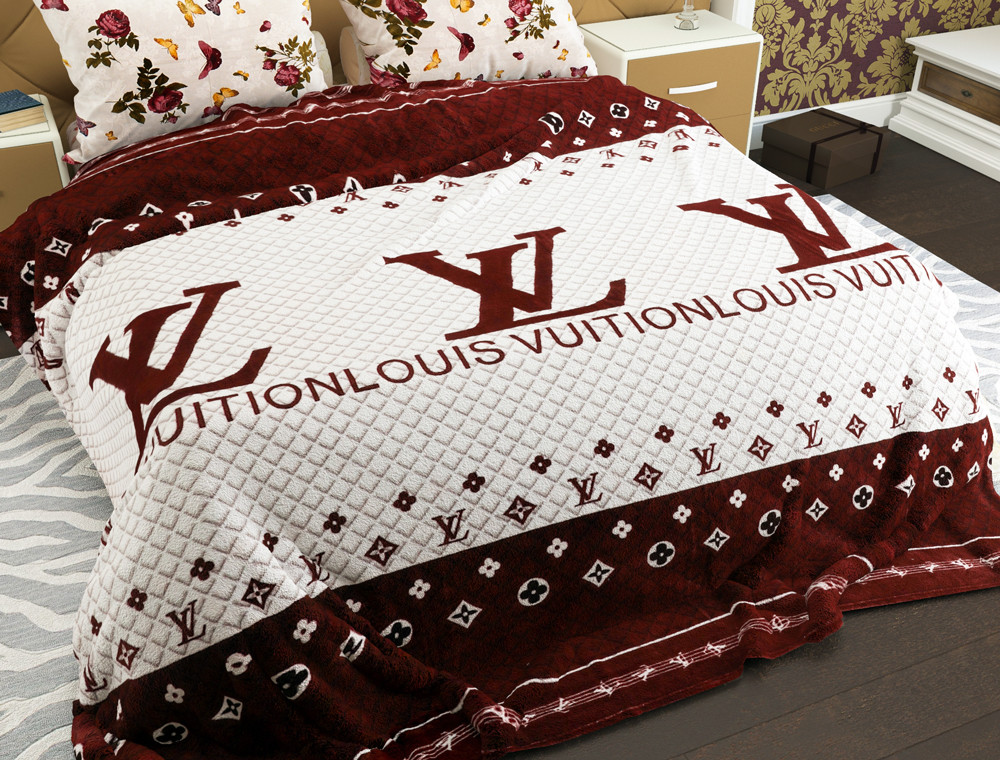 Двуспальный флисовый плед №33551