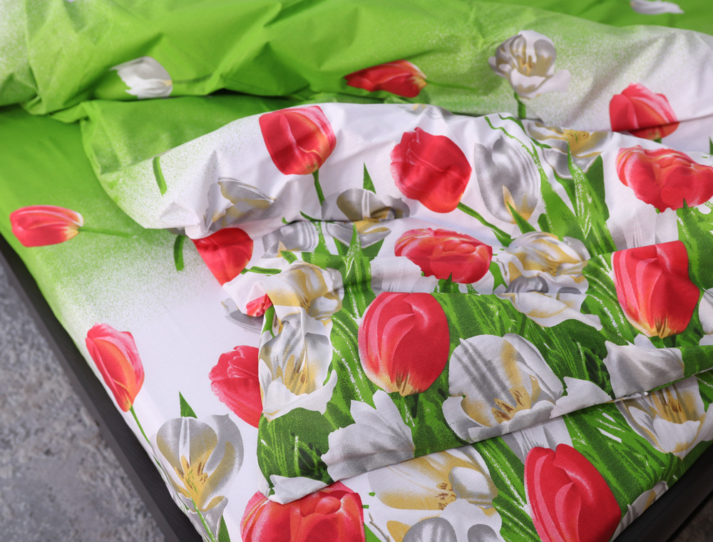 Семейный набор хлопкового постельного белья из Бязи "Gold" №157019 Черешенка™