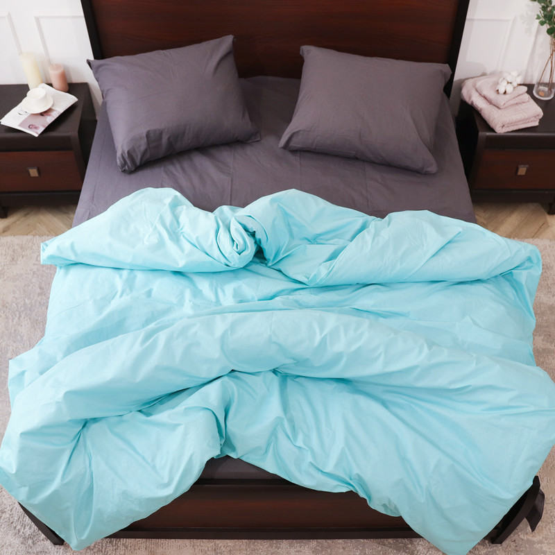 Ткань для постельного белья Бязь "Gold" Lux однотонная GL3057Green + 3058Grey (A+B) - (50м+50м)