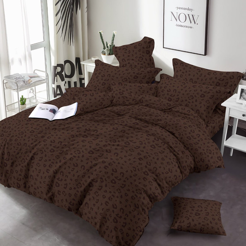 Тканина для постільної білизни Бязь "Gold" Lux GL3579brown