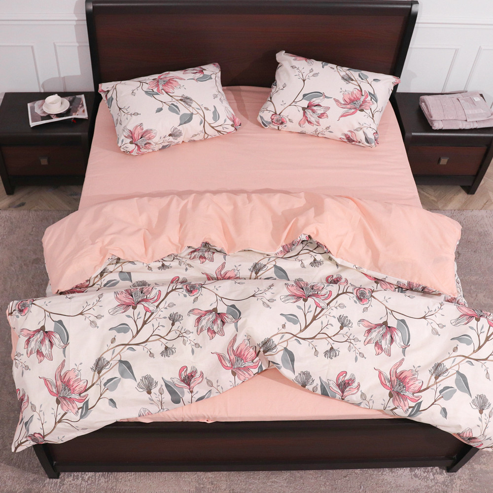 Двуспальный набор постельного белья 180*220 из Бязи "Gold" №150755АВ Черешенка™