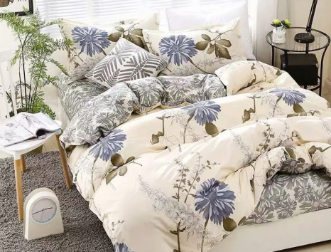 Двоспальний набір постільної білизни 180*220 із Бязі "Gold" №151320AB Черешенка™