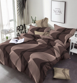 Ткань для постельного белья Бязь "Gold" Lux GL17000brown