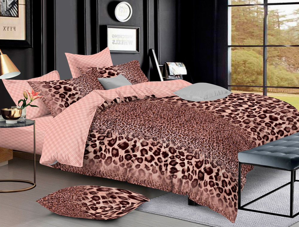 Полуторний набір постільної білизни 150*220 із Ранфорсу №18819 Черешенка™