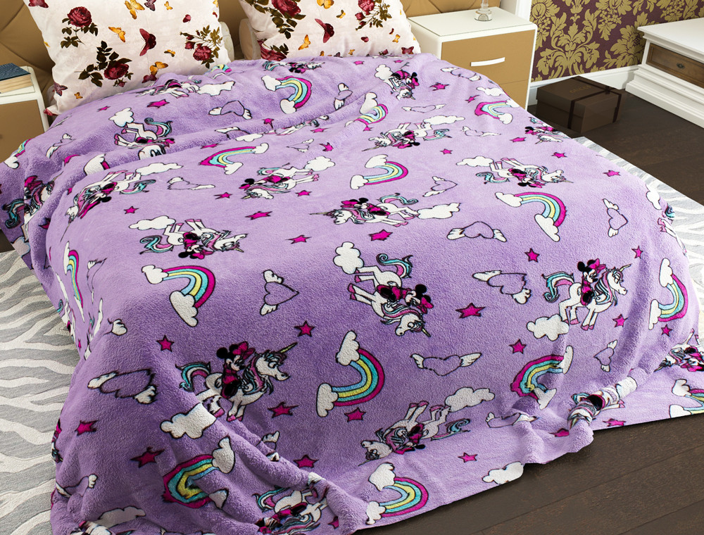 Полуторний флісовий плед №33527