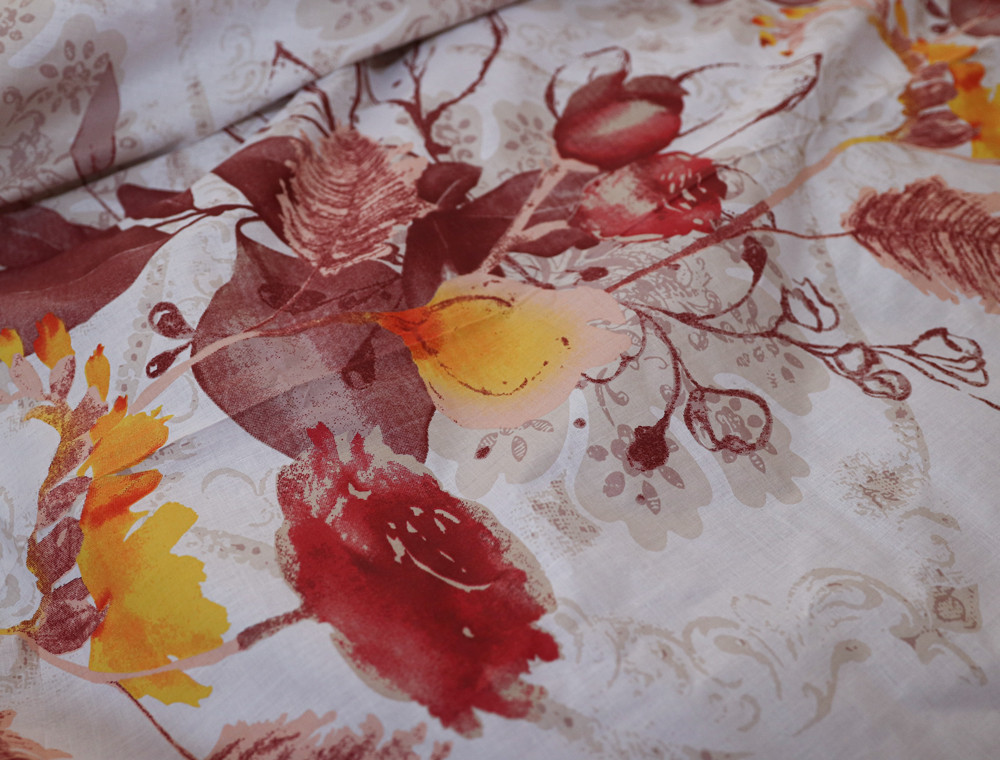 Двоспальний набір постільної білизни 180*220 із Бязі "Gold" №154309AB Черешенка™