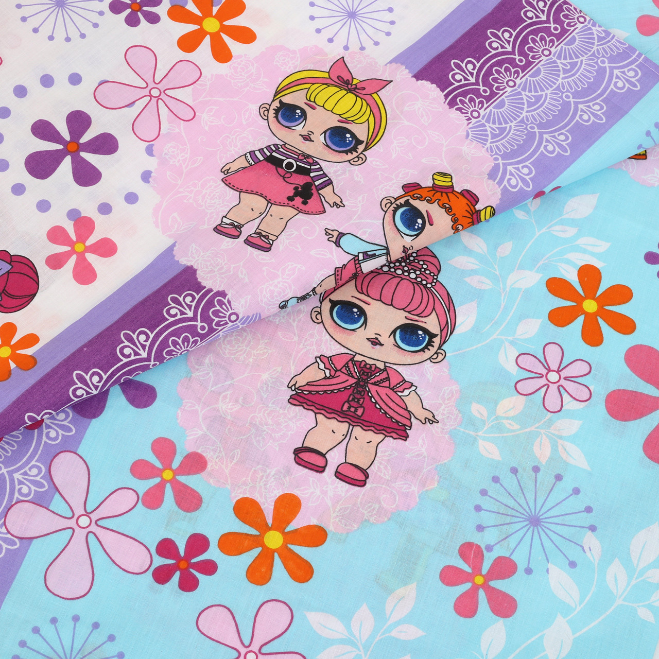 Ткань для постельного белья Бязь "Gold" Lux детская GLB7337