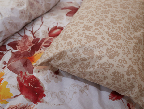 Полуторний набір постільної білизни 150*220 із Бязі "Gold" №154309AB Черешенка™