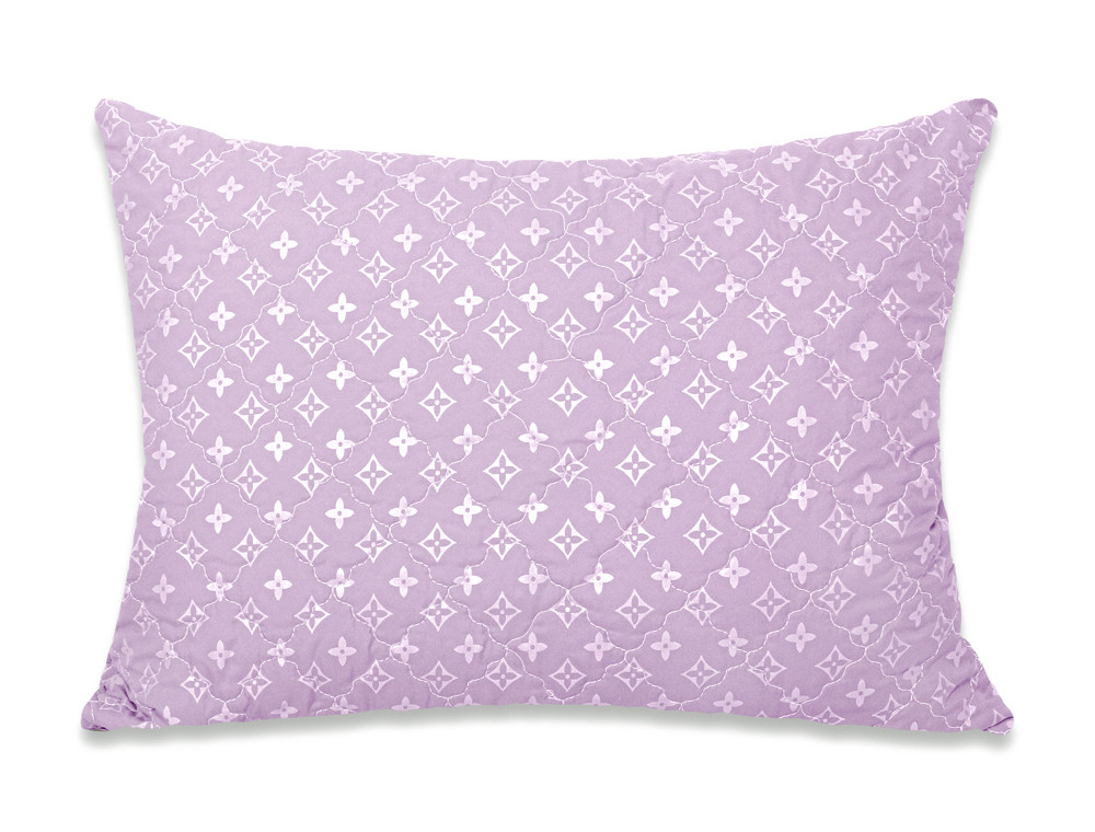 Подушка стьобана на блискавці 50*70 мікрофібра/холлофайбер №5070-21