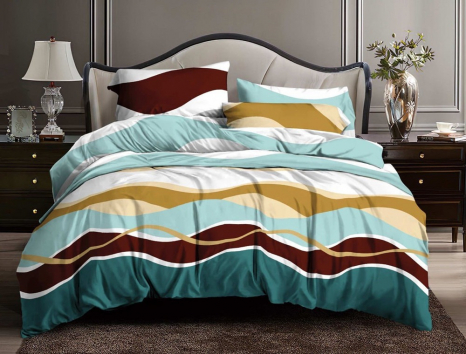 Двоспальний набір постільної білизни 180*220 із полікотону №207570 Черешенька™