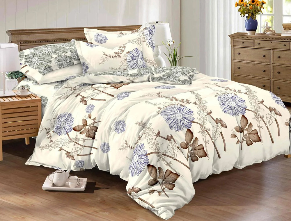 Ткань для постельного белья Сатин S28-3 (A+B) - (60м+60м)