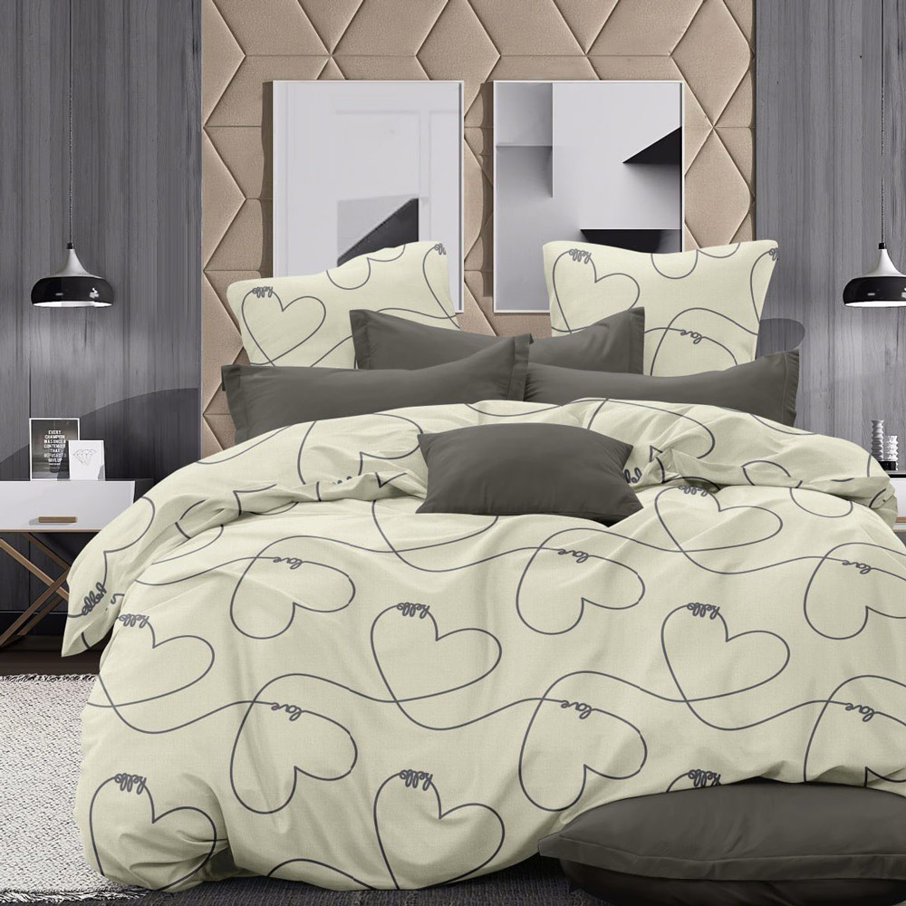 Ткань для постельного белья Бязь "Gold" Lux GL35600beige