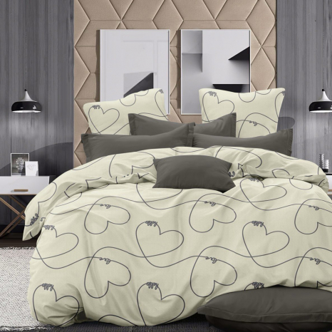 Тканина для постільної білизни Бязь "Gold" Lux GL35600beige