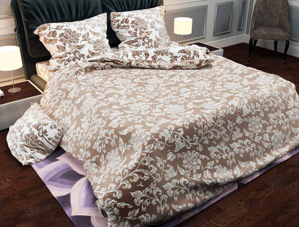 Тканина для постільної білизни Бязь "Gold" Lux GL1212 (A+B) - (50м+50м)