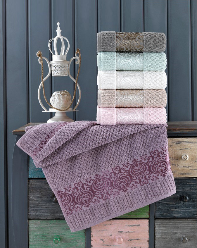 Комплект махровых полотенец CESTEPE LUX COTTON ELLA (90*50)