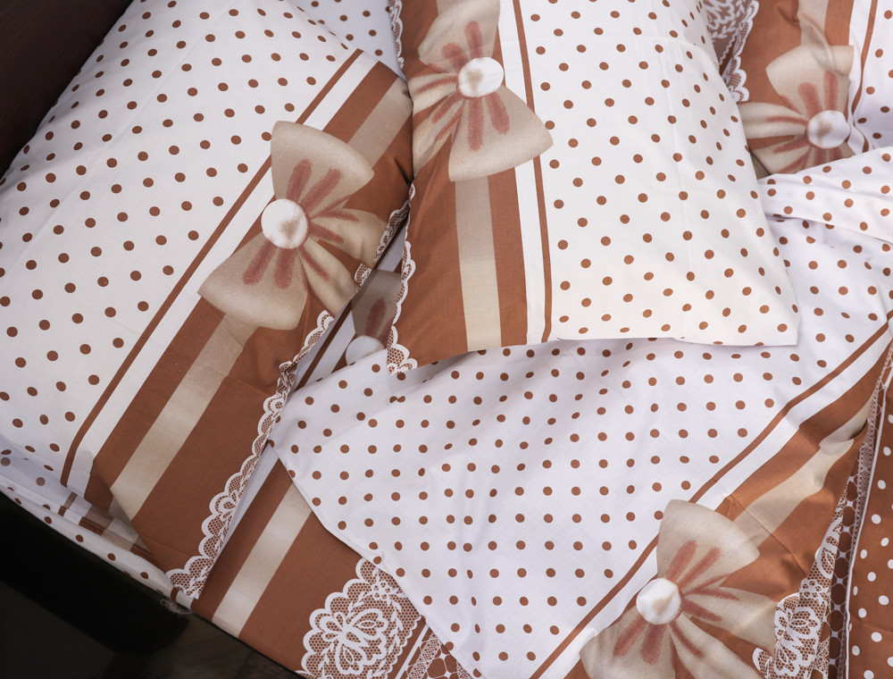 Семейный набор хлопкового постельного белья из Бязи "Gold" №156917 Черешенка™