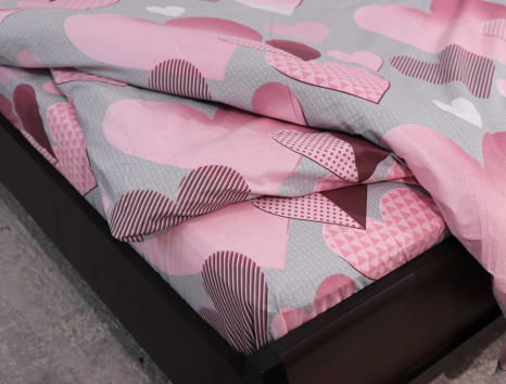 Двоспальний набір постільної білизни 180*220 із Бязі "Gold" №154929 Черешенька™