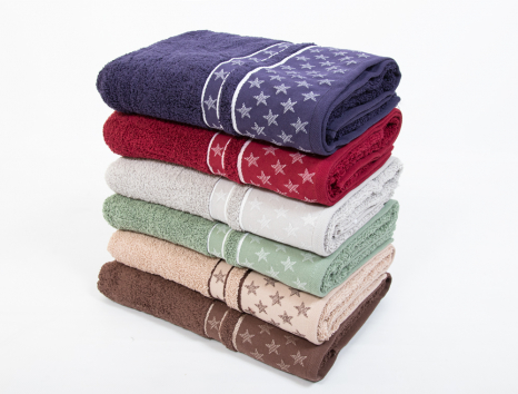 Комплект махрових банних рушників CESTEPE STAR (140*70)