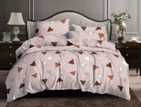 Сімейний набір постільної білизни 240*220 із полікотону №20925 Черешенька™