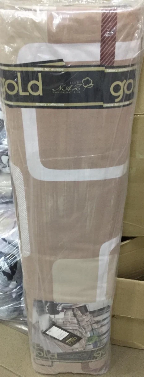Ткань для постельного белья Бязь "Gold" Lux GL3935brown