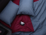 Семейный набор однотонного хлопкового постельного белья из Бязи "Gold" №1515621AB Черешенка™
