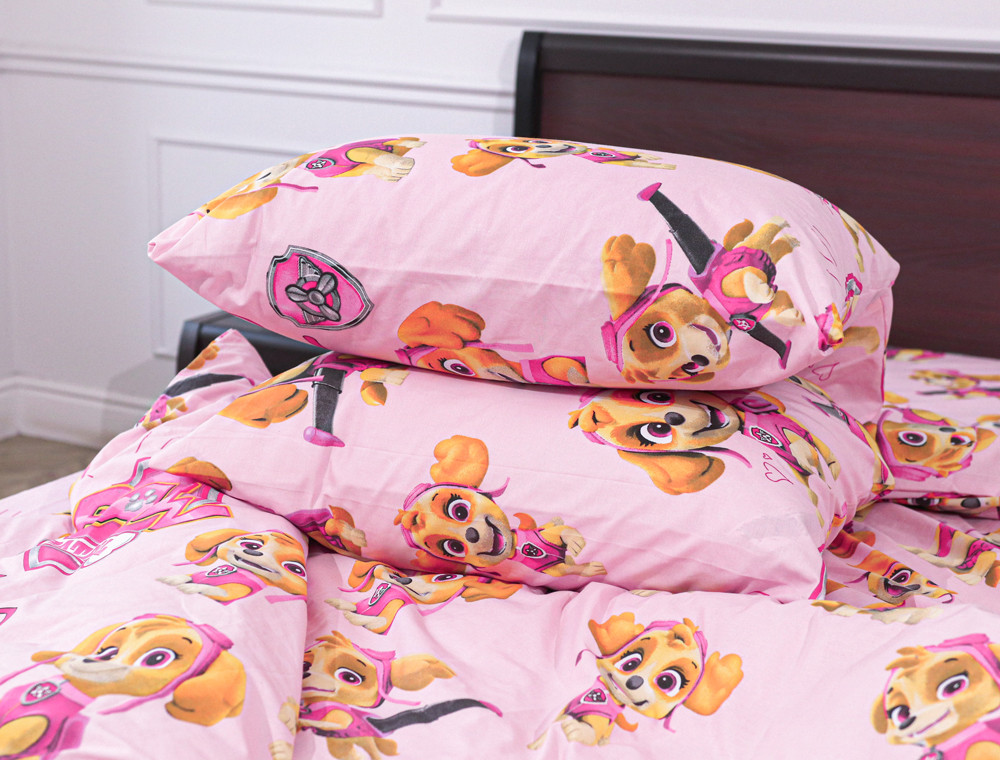 Полуторний набір постільної білизни 150*220 із Бязі "Gold" №168341 Черешенка™